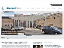 Tablet Screenshot of copelandgroup.co.uk